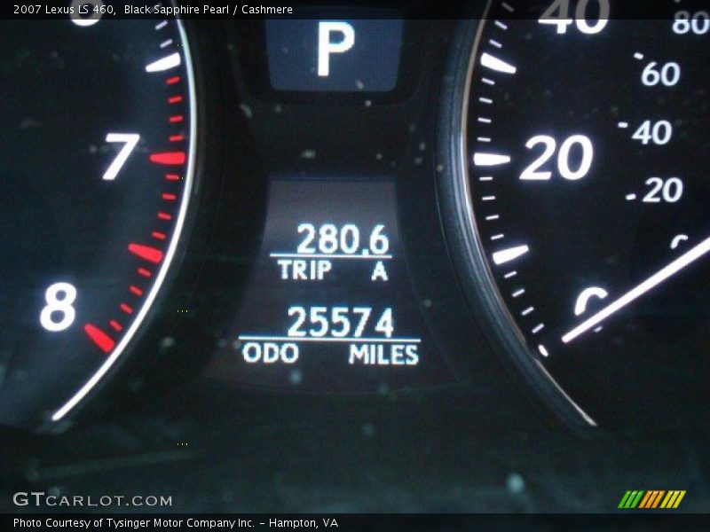 Black Sapphire Pearl / Cashmere 2007 Lexus LS 460
