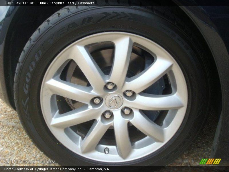Black Sapphire Pearl / Cashmere 2007 Lexus LS 460