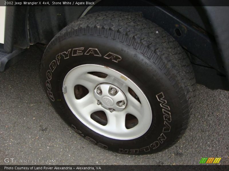 Stone White / Agate Black 2002 Jeep Wrangler X 4x4