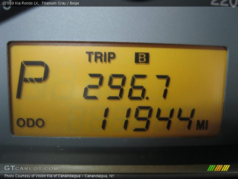 Titanium Gray / Beige 2009 Kia Rondo LX