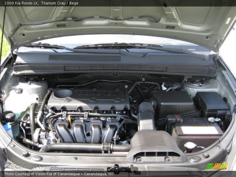 Titanium Gray / Beige 2009 Kia Rondo LX