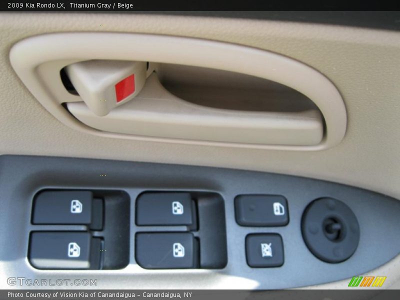 Titanium Gray / Beige 2009 Kia Rondo LX