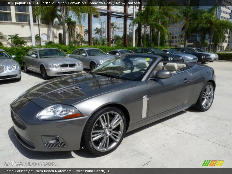 Shadow Gray / Ivory/Charcoal 2009 Jaguar XK XKR Portfolio Edition Convertible