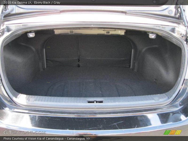 Ebony Black / Gray 2010 Kia Optima LX