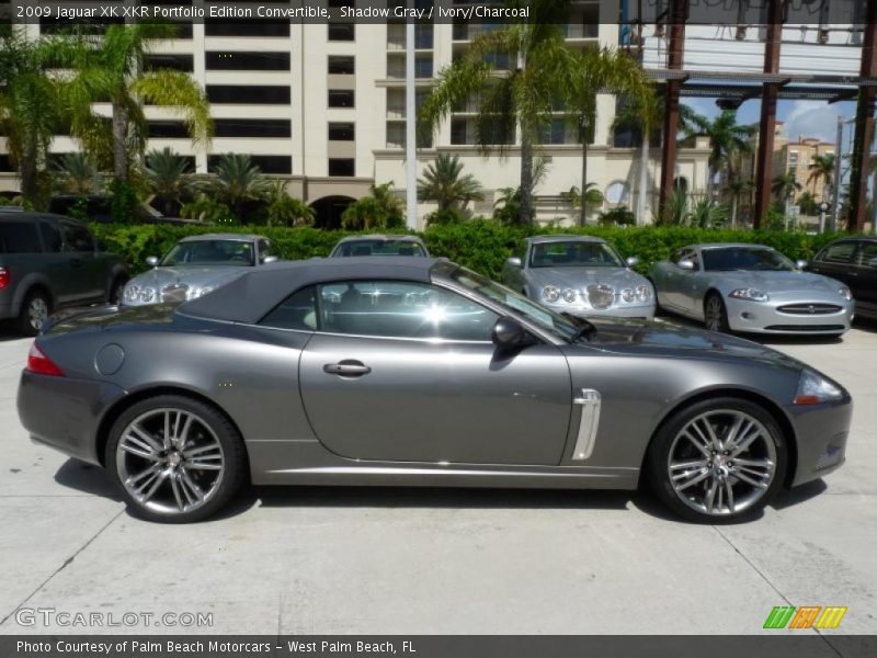 Shadow Gray / Ivory/Charcoal 2009 Jaguar XK XKR Portfolio Edition Convertible
