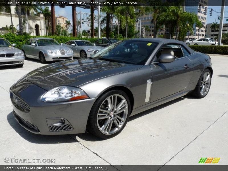 Shadow Gray / Ivory/Charcoal 2009 Jaguar XK XKR Portfolio Edition Convertible