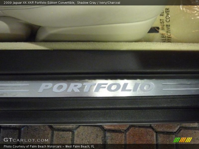 Shadow Gray / Ivory/Charcoal 2009 Jaguar XK XKR Portfolio Edition Convertible