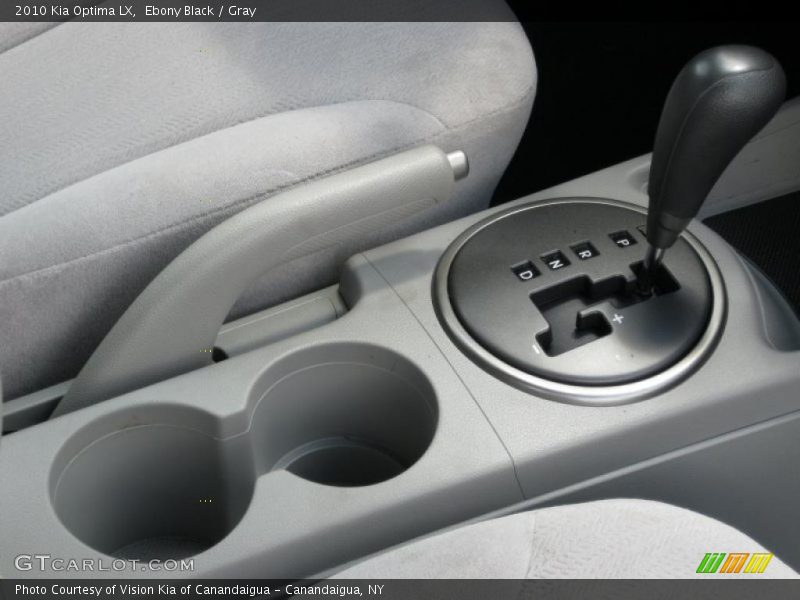 Ebony Black / Gray 2010 Kia Optima LX