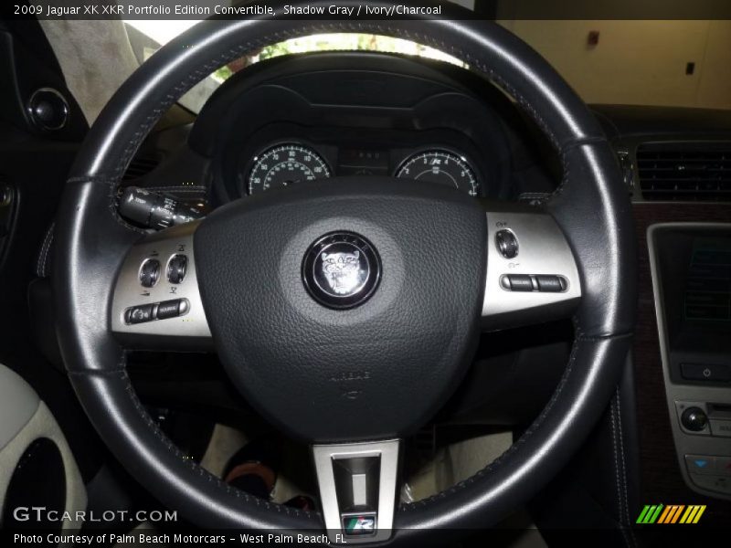 Shadow Gray / Ivory/Charcoal 2009 Jaguar XK XKR Portfolio Edition Convertible