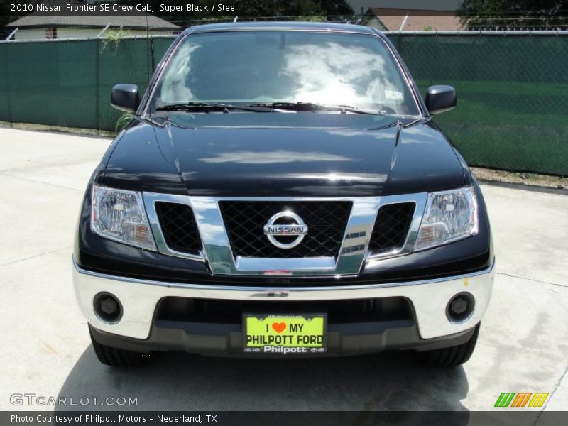Super Black / Steel 2010 Nissan Frontier SE Crew Cab