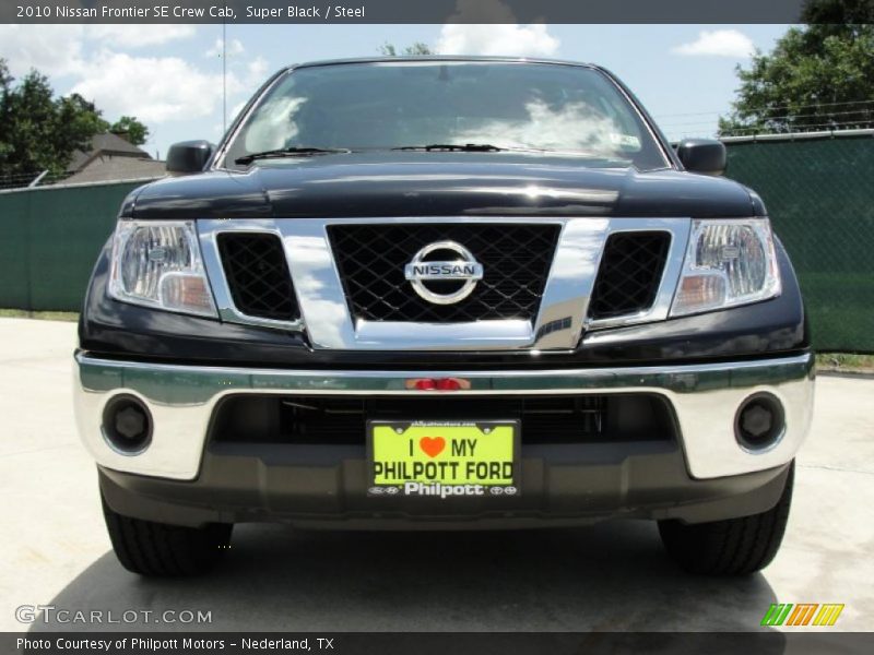 Super Black / Steel 2010 Nissan Frontier SE Crew Cab