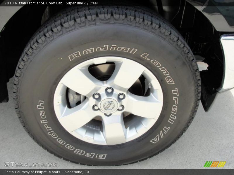 Super Black / Steel 2010 Nissan Frontier SE Crew Cab