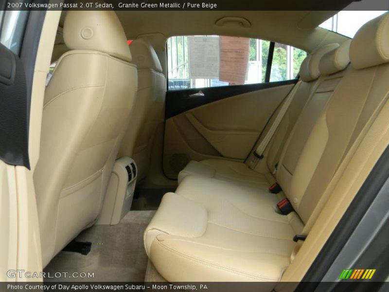 Granite Green Metallic / Pure Beige 2007 Volkswagen Passat 2.0T Sedan