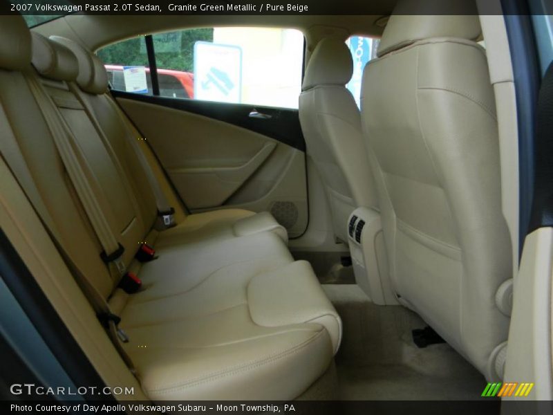 Granite Green Metallic / Pure Beige 2007 Volkswagen Passat 2.0T Sedan