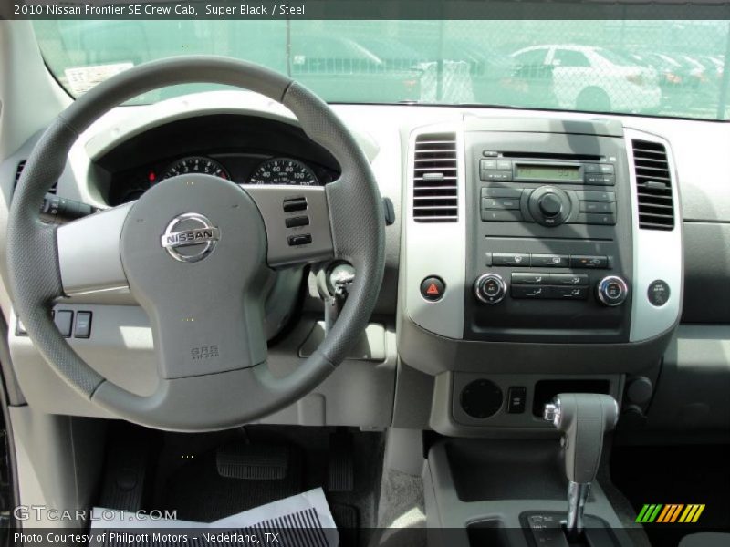 Super Black / Steel 2010 Nissan Frontier SE Crew Cab