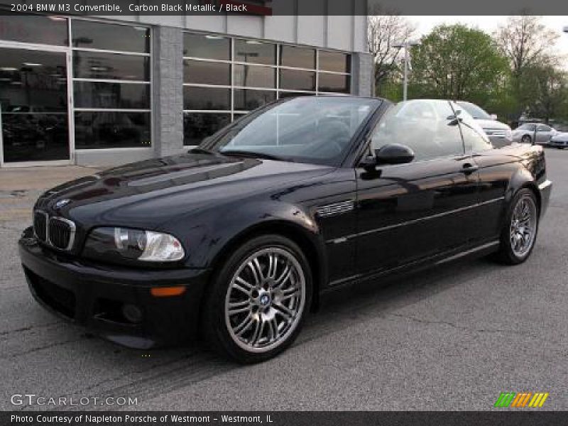 Carbon Black Metallic / Black 2004 BMW M3 Convertible