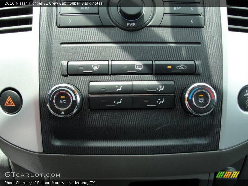 Super Black / Steel 2010 Nissan Frontier SE Crew Cab