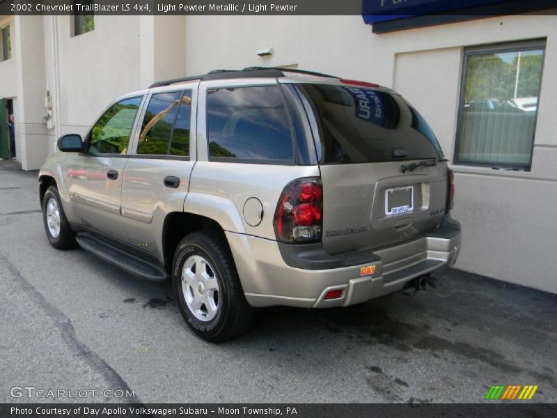 Light Pewter Metallic / Light Pewter 2002 Chevrolet TrailBlazer LS 4x4