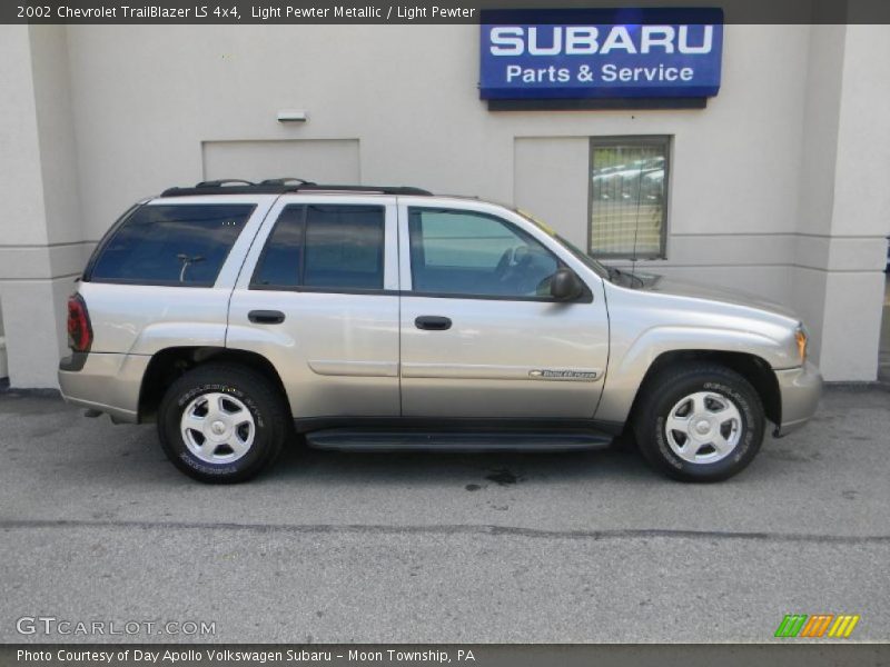 Light Pewter Metallic / Light Pewter 2002 Chevrolet TrailBlazer LS 4x4