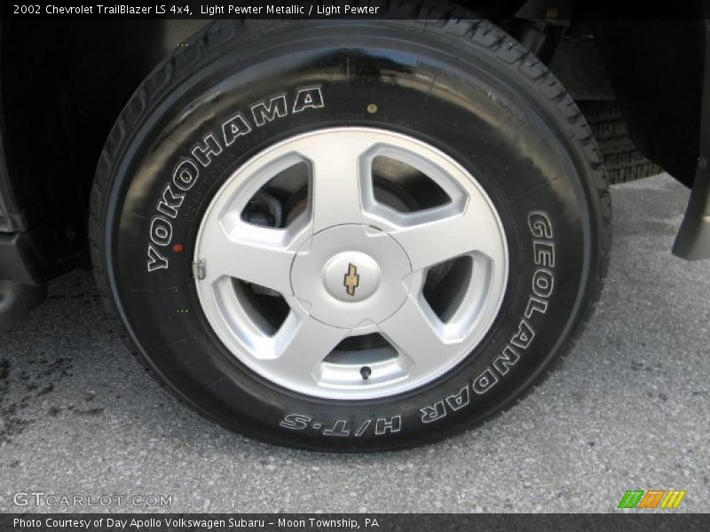 Light Pewter Metallic / Light Pewter 2002 Chevrolet TrailBlazer LS 4x4