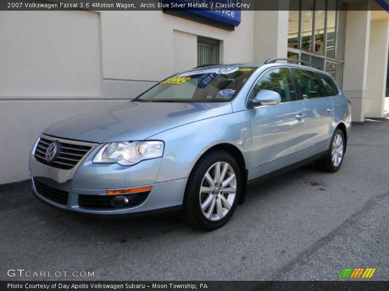Arctic Blue Silver Metallic / Classic Grey 2007 Volkswagen Passat 3.6 4Motion Wagon