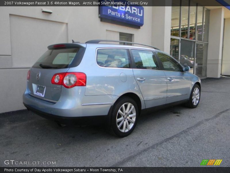 Arctic Blue Silver Metallic / Classic Grey 2007 Volkswagen Passat 3.6 4Motion Wagon