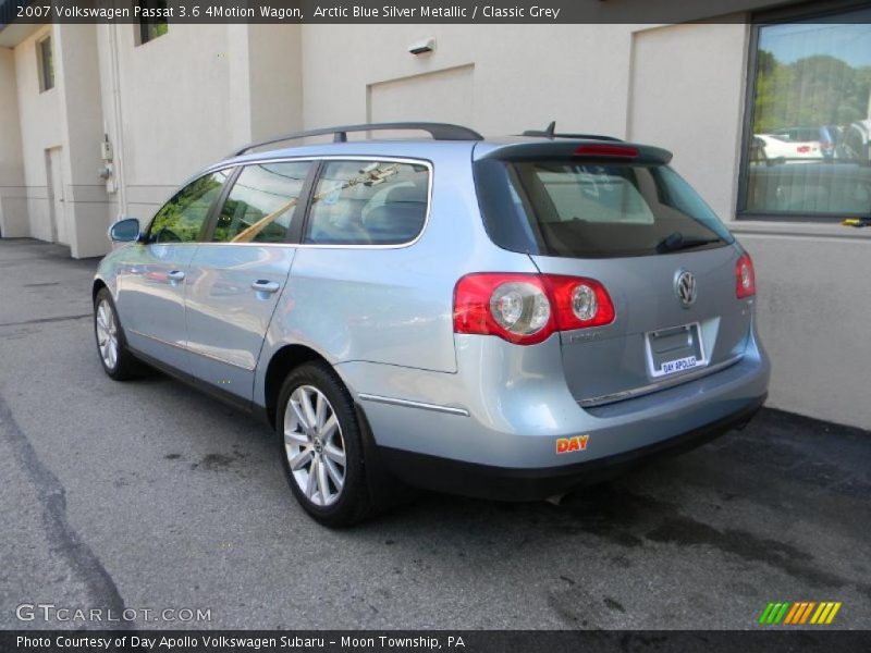 Arctic Blue Silver Metallic / Classic Grey 2007 Volkswagen Passat 3.6 4Motion Wagon