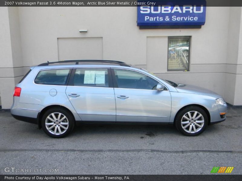 Arctic Blue Silver Metallic / Classic Grey 2007 Volkswagen Passat 3.6 4Motion Wagon