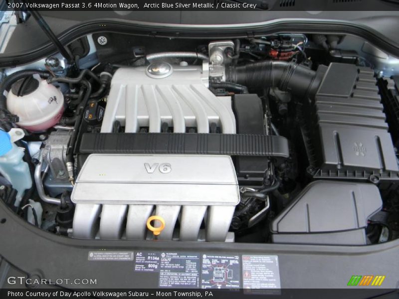 2007 Passat 3.6 4Motion Wagon Engine - 3.6 Liter DOHC 24-Valve VVT V6