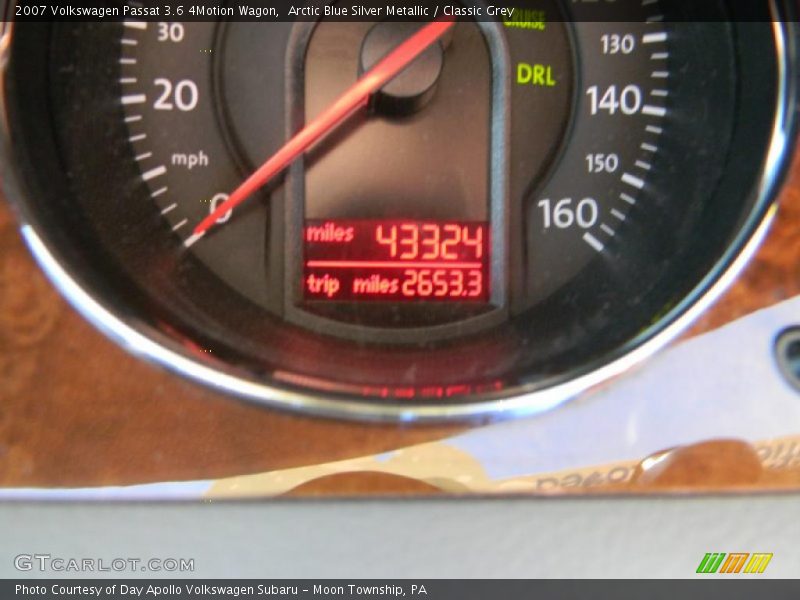 Arctic Blue Silver Metallic / Classic Grey 2007 Volkswagen Passat 3.6 4Motion Wagon