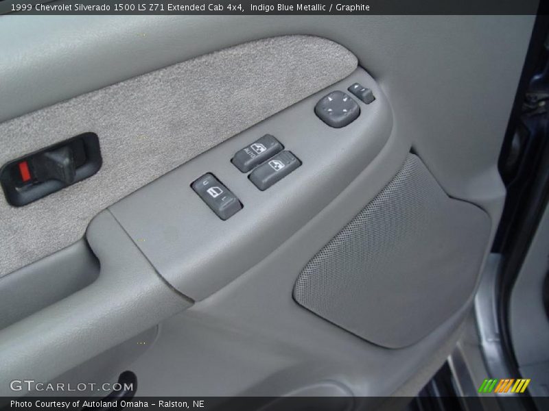 Indigo Blue Metallic / Graphite 1999 Chevrolet Silverado 1500 LS Z71 Extended Cab 4x4