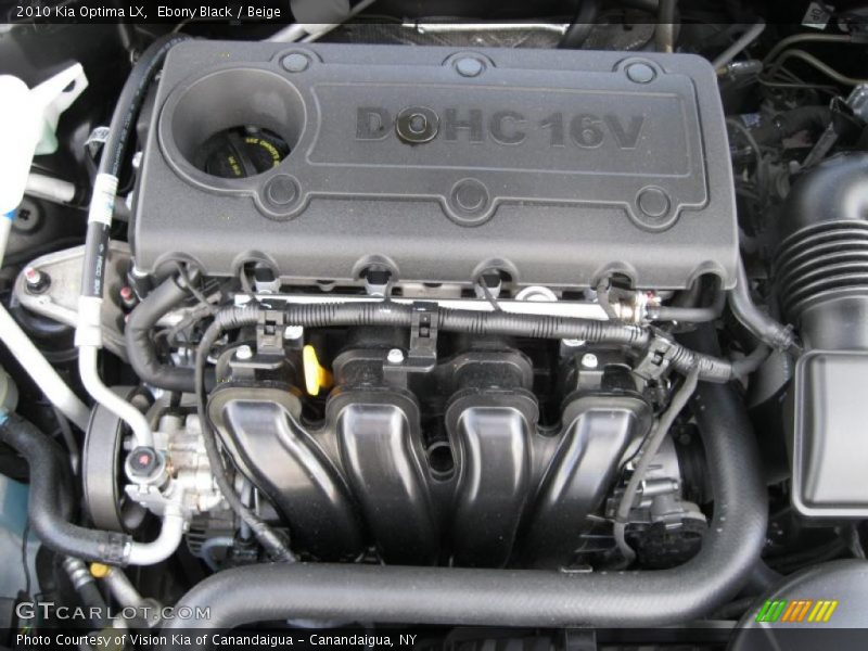 Ebony Black / Beige 2010 Kia Optima LX