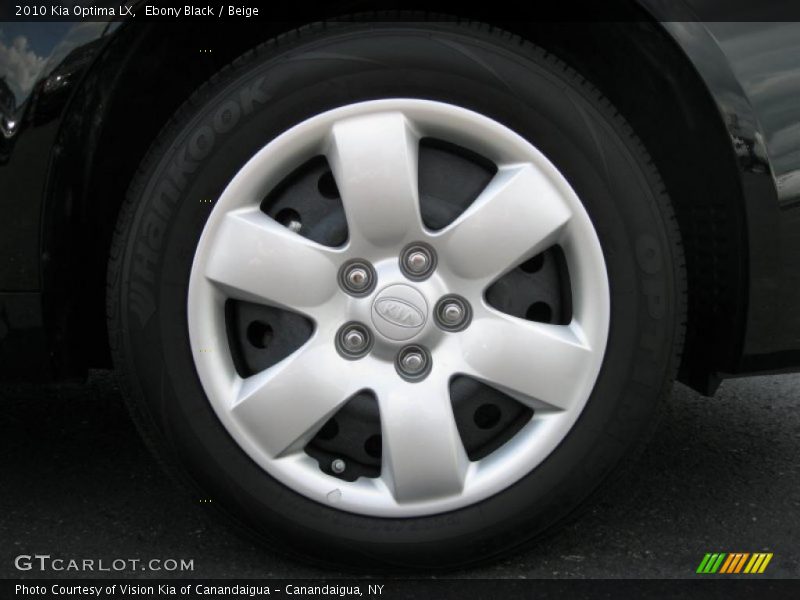 Ebony Black / Beige 2010 Kia Optima LX