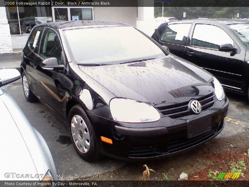 Black / Anthracite Black 2008 Volkswagen Rabbit 2 Door