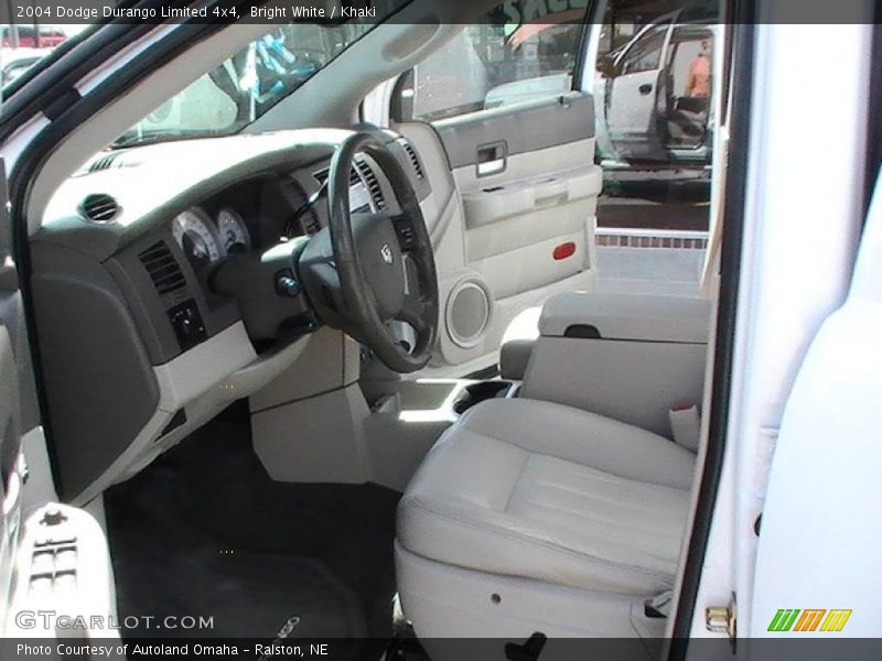 Bright White / Khaki 2004 Dodge Durango Limited 4x4