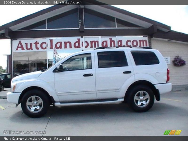 Bright White / Khaki 2004 Dodge Durango Limited 4x4