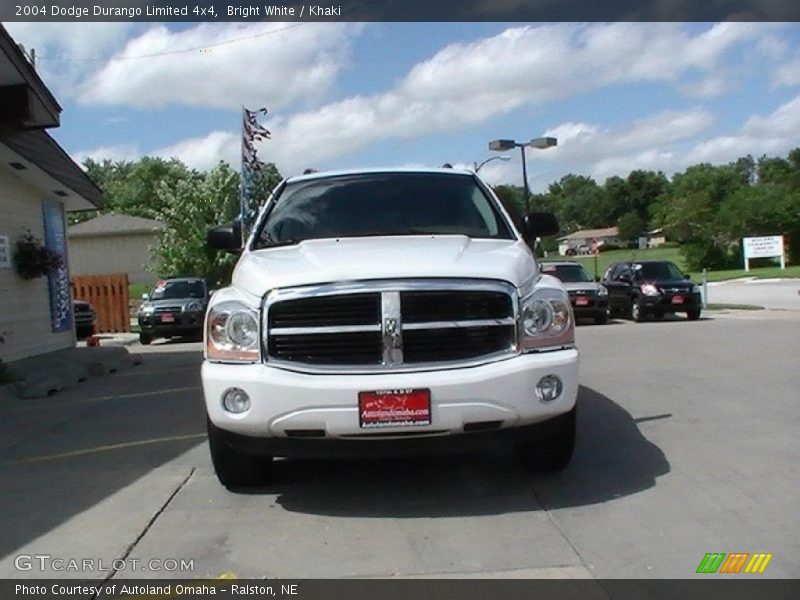 Bright White / Khaki 2004 Dodge Durango Limited 4x4