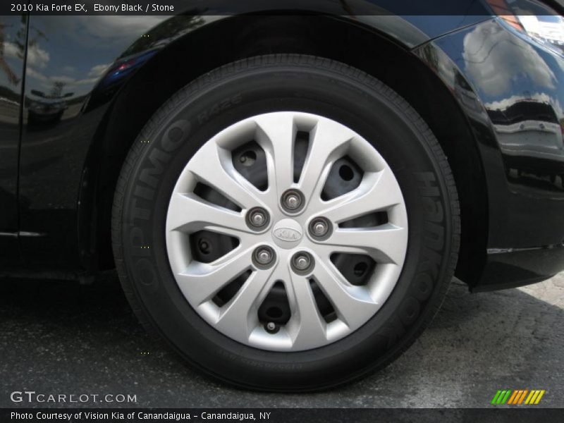 Ebony Black / Stone 2010 Kia Forte EX