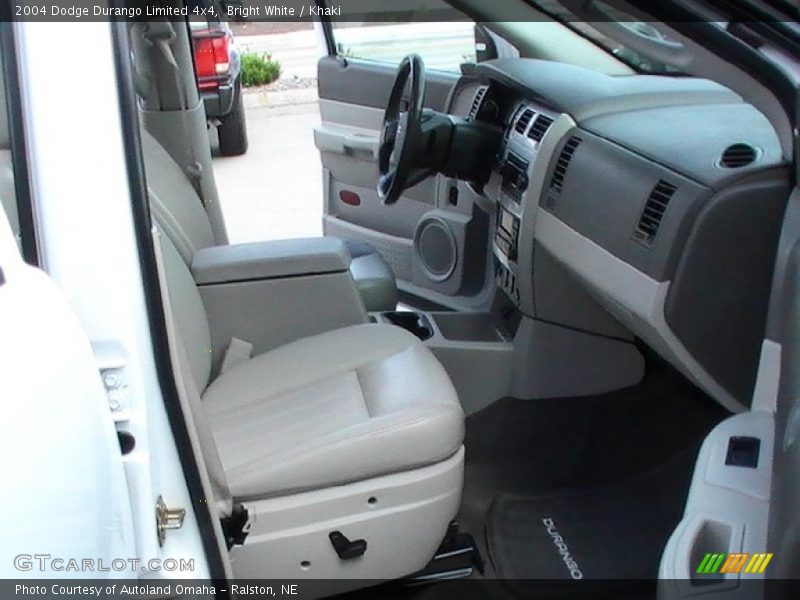Bright White / Khaki 2004 Dodge Durango Limited 4x4