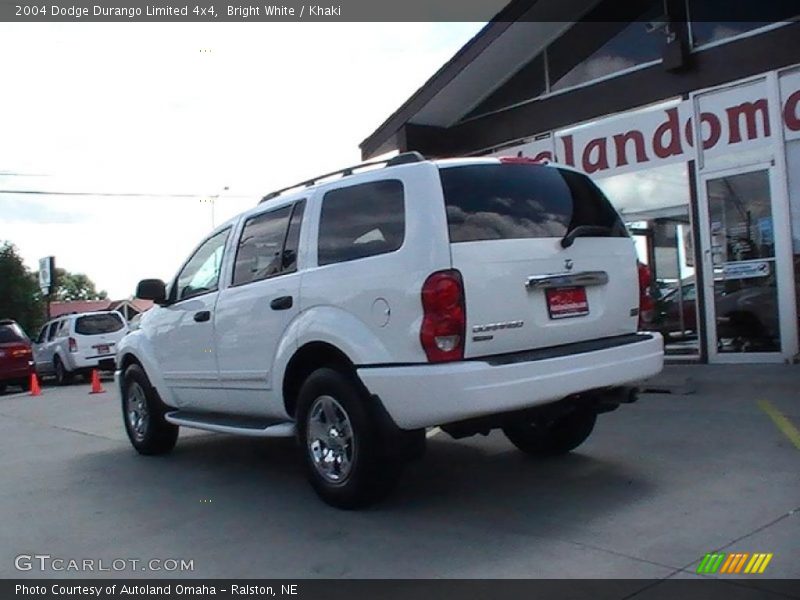 Bright White / Khaki 2004 Dodge Durango Limited 4x4