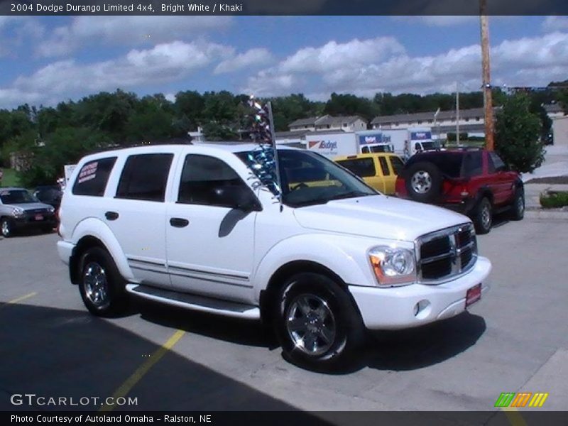 Bright White / Khaki 2004 Dodge Durango Limited 4x4