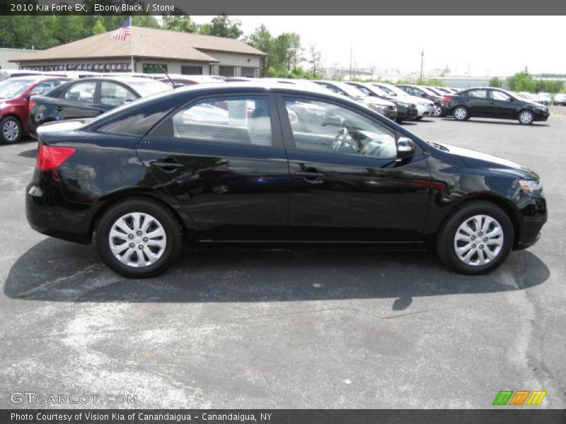 Ebony Black / Stone 2010 Kia Forte EX