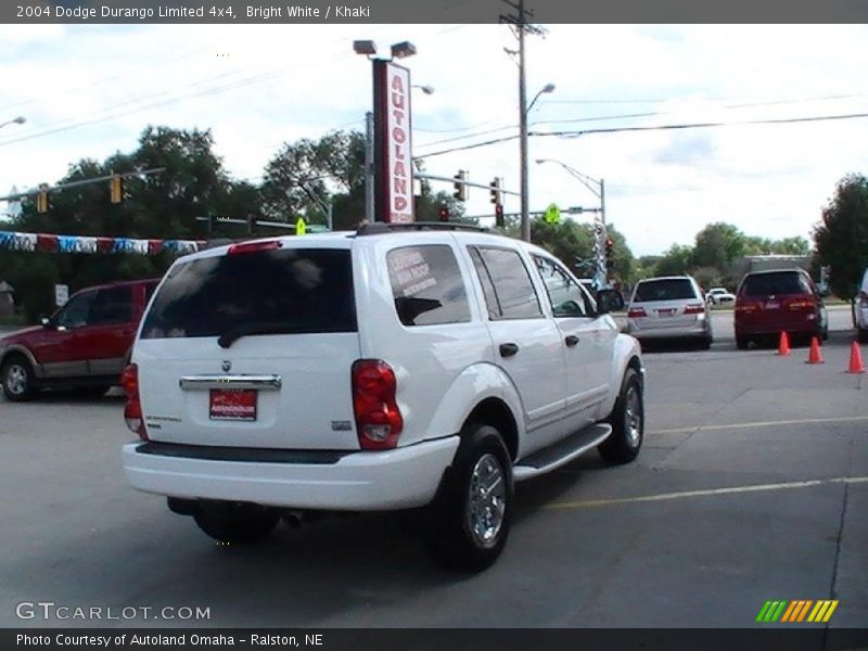 Bright White / Khaki 2004 Dodge Durango Limited 4x4