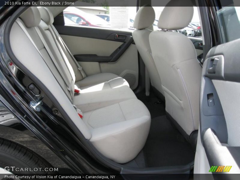 Ebony Black / Stone 2010 Kia Forte EX