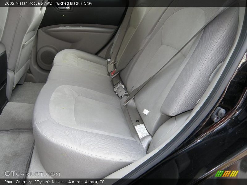 Wicked Black / Gray 2009 Nissan Rogue S AWD