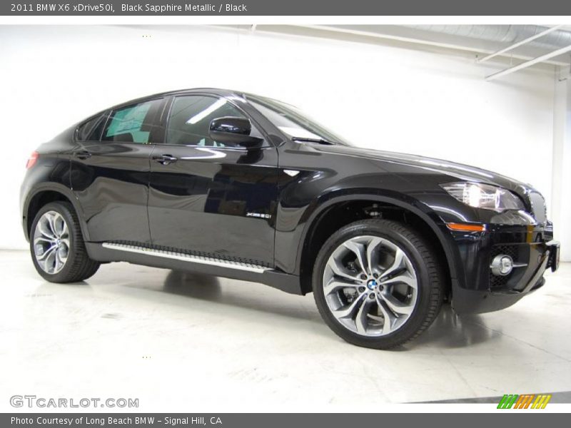 Black Sapphire Metallic / Black 2011 BMW X6 xDrive50i
