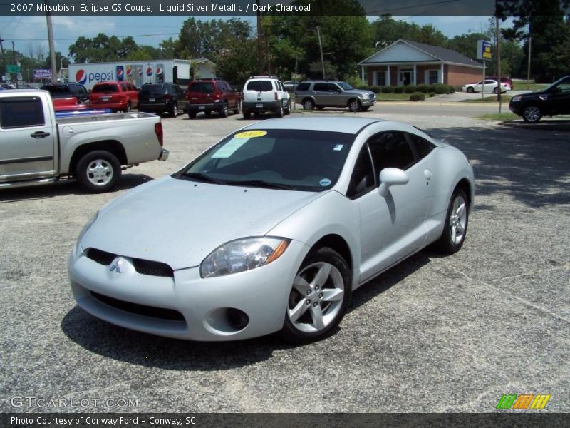 Liquid Silver Metallic / Dark Charcoal 2007 Mitsubishi Eclipse GS Coupe