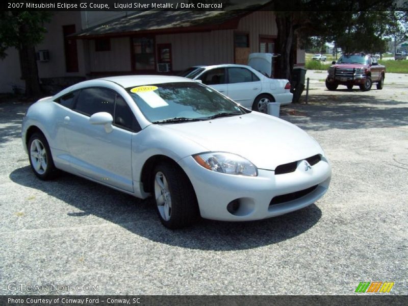 Liquid Silver Metallic / Dark Charcoal 2007 Mitsubishi Eclipse GS Coupe