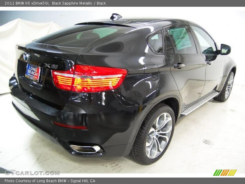 Black Sapphire Metallic / Black 2011 BMW X6 xDrive50i