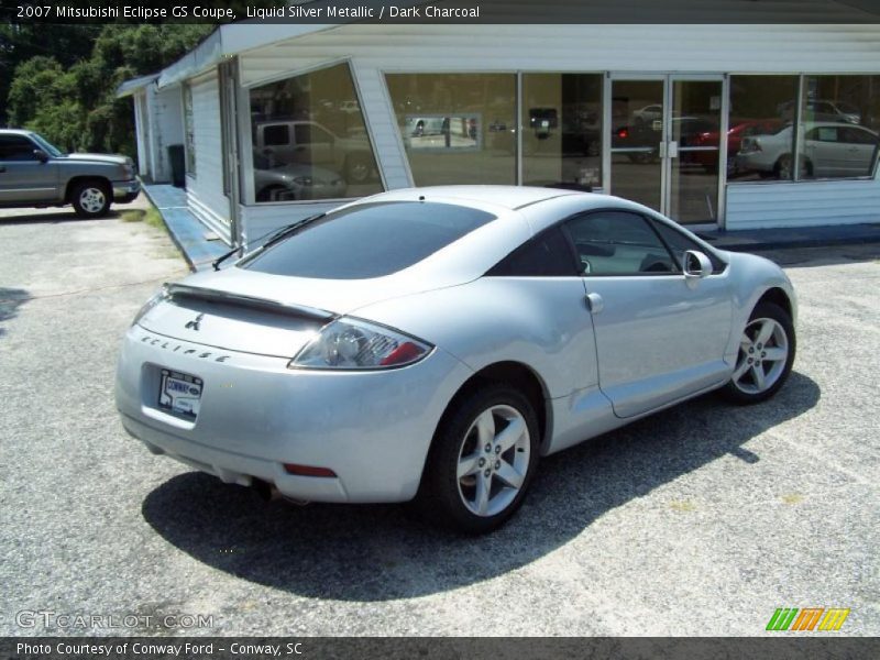 Liquid Silver Metallic / Dark Charcoal 2007 Mitsubishi Eclipse GS Coupe